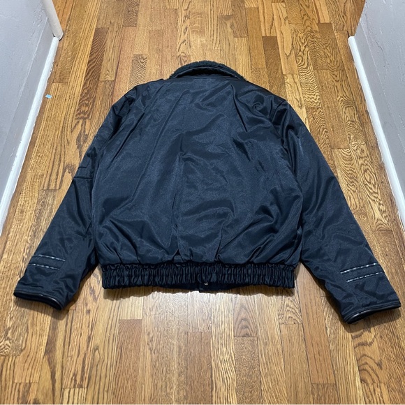Vintage Navy Blue Bomber Jacket.This jacket by is very comfortable, and cozy! - Picture 2 of 8